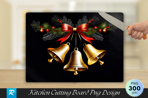 Download Bells Ribbons Walnut Wood Cutting Board - Wood cutting Collection