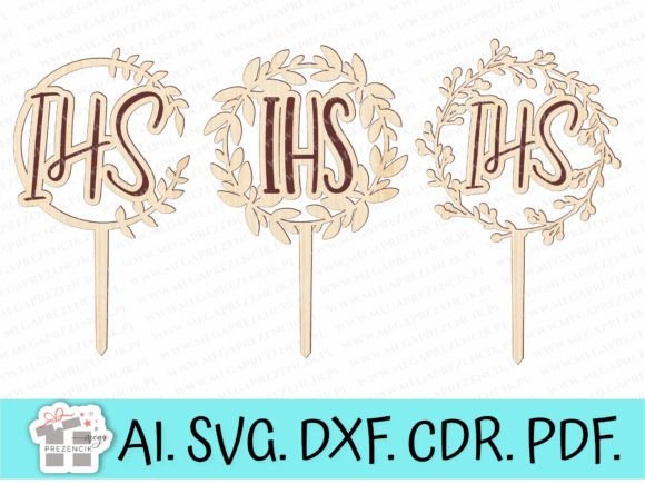 Download Topper for First Holy Communion IHS Svg - Premium Resources