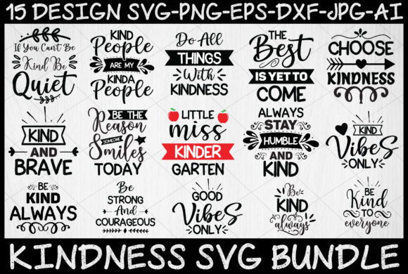Download Kindness SVG Bundle - Bundle Collection