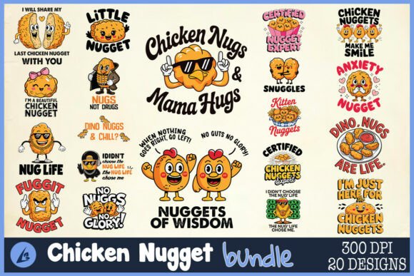 Download Chicken Nugget SVG Bundle - Bundle Collection
