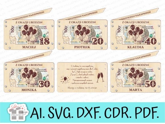 Download Birthday Box for Money Laser Cut Svg - Premium Resources