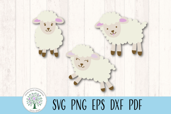 Download Baby Lamb Mini Bundle Layered SVG PNG - Bundle Collection