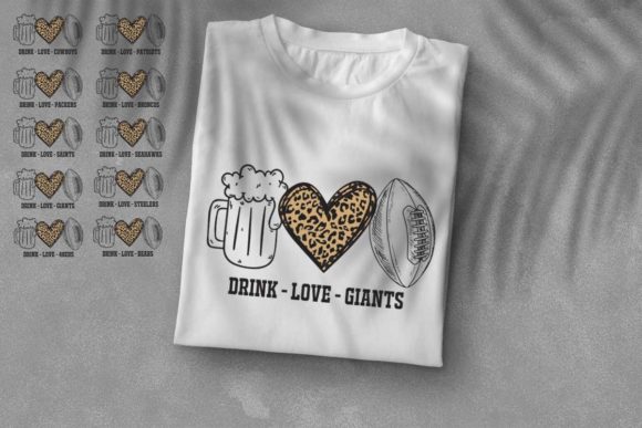 Download NFL Drink Love Bundle DIY Crafts Files - Bundle Collection