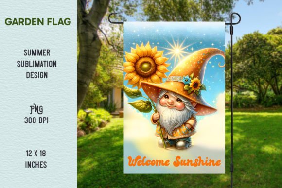 Download Garden Flag Gnome, Summer Garden - Premium Resources