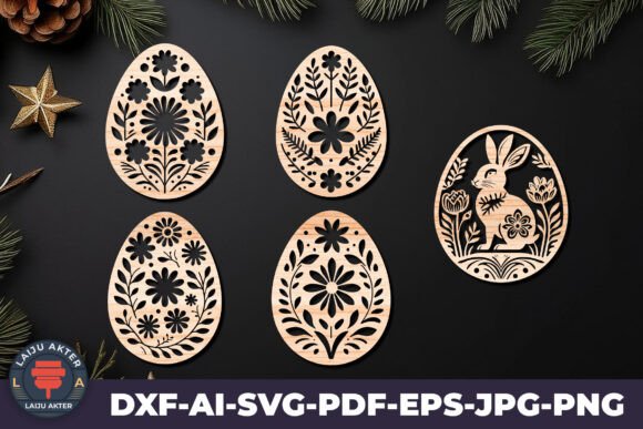 Download Easter Egg LaserCut SVG File Bundle - Bundle Collection