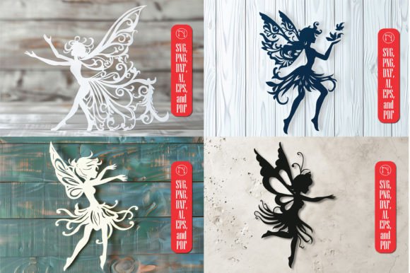 Download Laser Cut Wood Fairy SVG Cut File Bundle - Bundle Collection