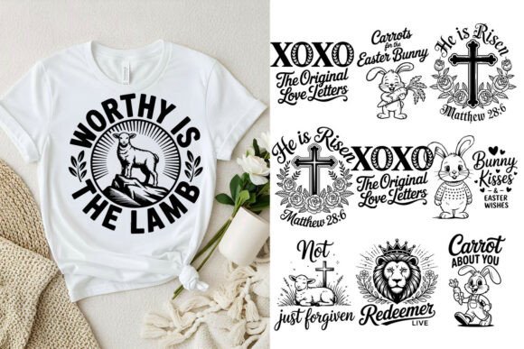 Download **Christian Trendy Easter Bundle SVG** - Bundle Collection