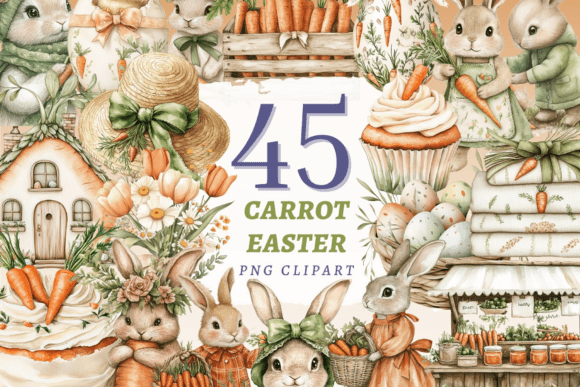 Download Carrot Easter PNG Bundle - Bundle Collection