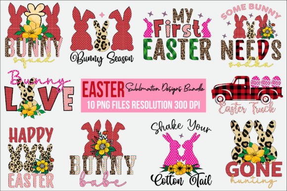 Download Easter Sublimation Designs Bundle - Bundle Collection