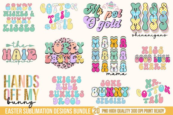 Download Easter Sublimation Designs Bundle - Bundle Collection