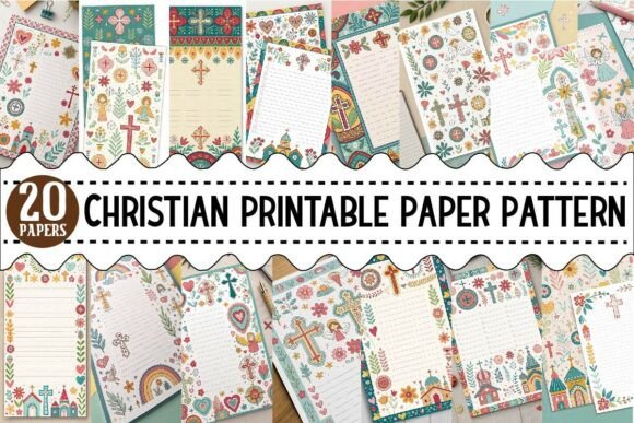 Download Christian Printable Paper,Pattern Bundle - Bundle Collection