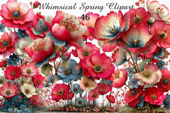 Download Whimsical Spring Clipart Png Bundle - Bundle Collection