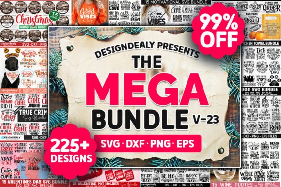 Download The Mega SVG Craft Designs Bundle - Bundle Collection
