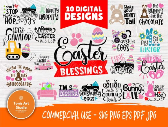 Download Easter SVG Bundle, Happy Easter Quotes - Bundle Collection