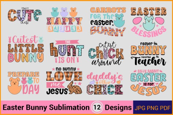 Download Easter Sublimation Designs Bundle - Bundle Collection